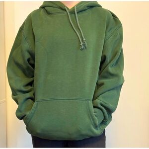 Green oversized H&M hoodie
